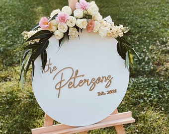 Personalized Guest Book Alternative, Heart Wedding Welcome Sign, Rustic Engagement Board, Classic Wedding Décor, Outdoor Wedding Sign