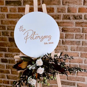 Personalized Wedding Guest Book Alternative, Modern Wedding Welcome Sign, Custom Wedding Sign, Garden Romantic Wedding Décor