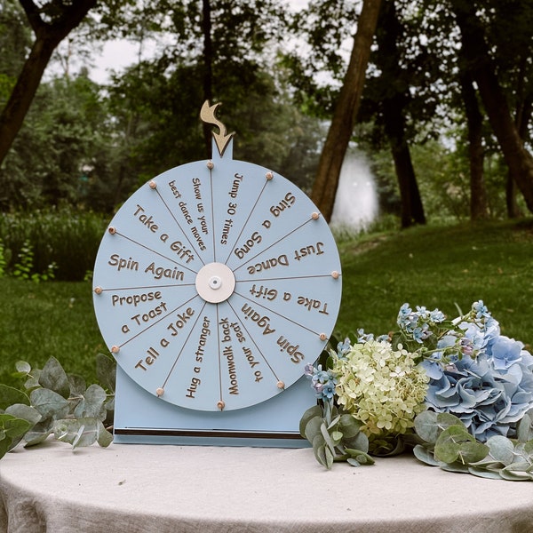 Custom Family Game, Dry Erase Spin the Wheel Game, Wedding Game for Guests, Office Games, Personalized Party Activity