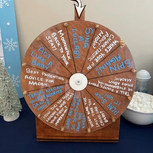 Fun Personalized Business Spin to Win Game, Wedding Guests Game, Office Party Game, Fun Party Game, Thanksgiving Family Activity Task Game