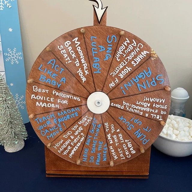 Fun Personalized Business Spin to Win Game, Wedding Guests Game, Office Party Game, Fun Party Game, Thanksgiving Family Activity Task Game