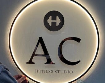 Neon Custom Logo, Acrylic Business sign, 3D LED Logo, Custom Shop Signage, Neon Signs For Office Decor, Beauty Bar Logo Signage