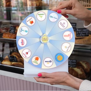 Custom Spin the Wheel Game, Business Prize Wheel for Guests Customers, Wheel Fortune, Spinning Wheel, Wedding Table Game, Grad party game