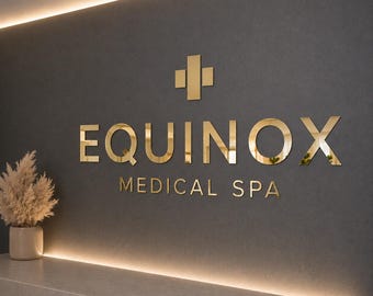 Custom Welcome Sign, Reception Logo Decor, Office Wall Art, Acrylic Letters