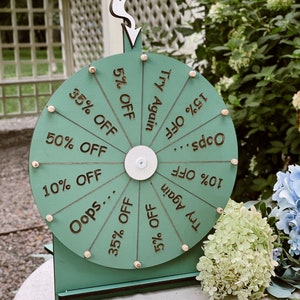 Spin to Win Wheel Game for Customers, Custom Party & Business Game, Fun Wedding Activity, Family Game Night, Housewarming Family Game image 5