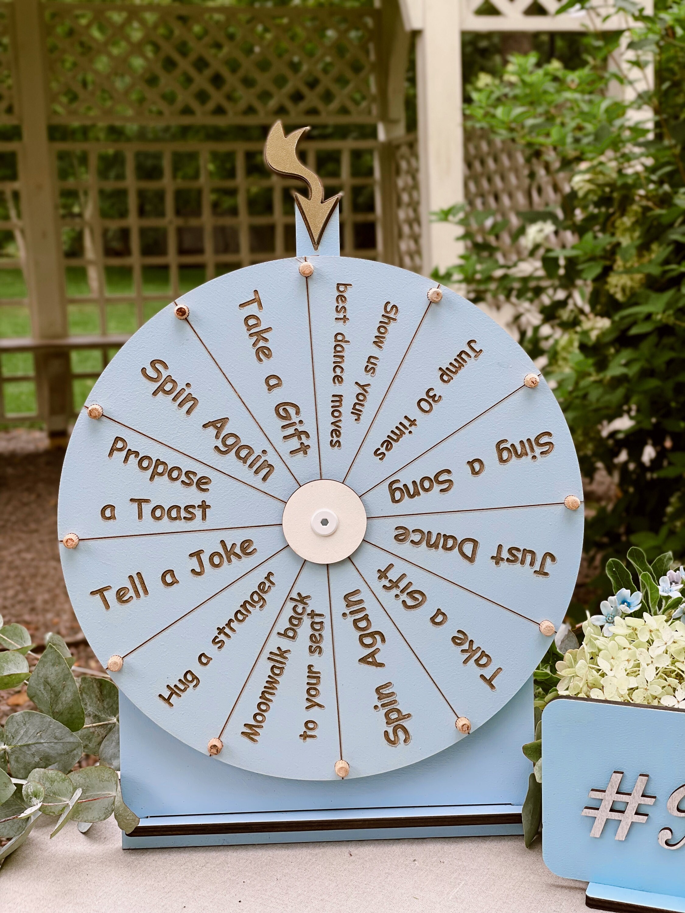 Personalized Wedding & Family Game Spinning Wheel Game With Etsy
