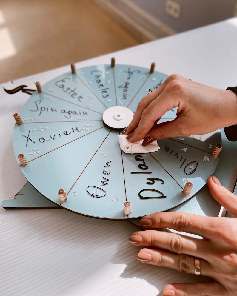 Spin to Win Wheel Game for Customers, Custom Party & Business Game, Fun Wedding Activity, Family Game Night, Housewarming Family Game image 4