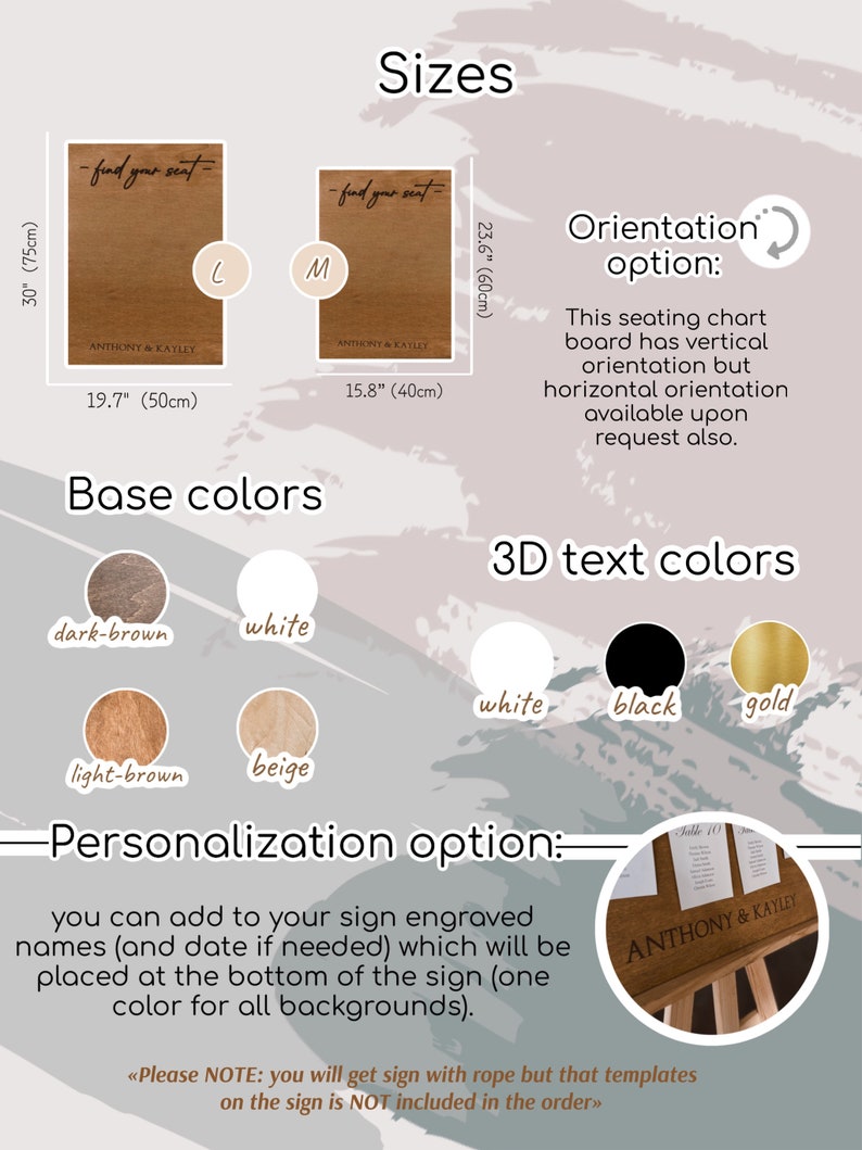 Custom Seating Chart Wooden Seating Chart Elegant Wedding Etsy