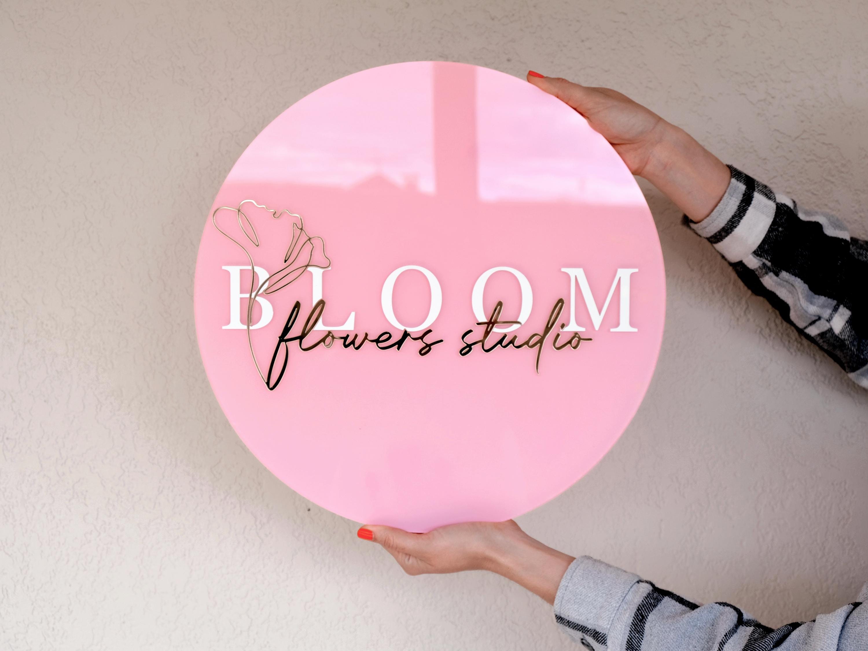 Neon Light Up Business Sign, Acrylic Custom Logo Sign, 3D LED Logo, Wall Shop Signage, Neon Signs For Office Decor, Beauty Salon Sign