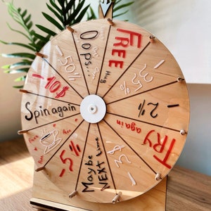 Personalized Board Games, Prize Wheel for Wedding & Party, Games for Family, Gifts for Couples, Wedding Reception Games image 2