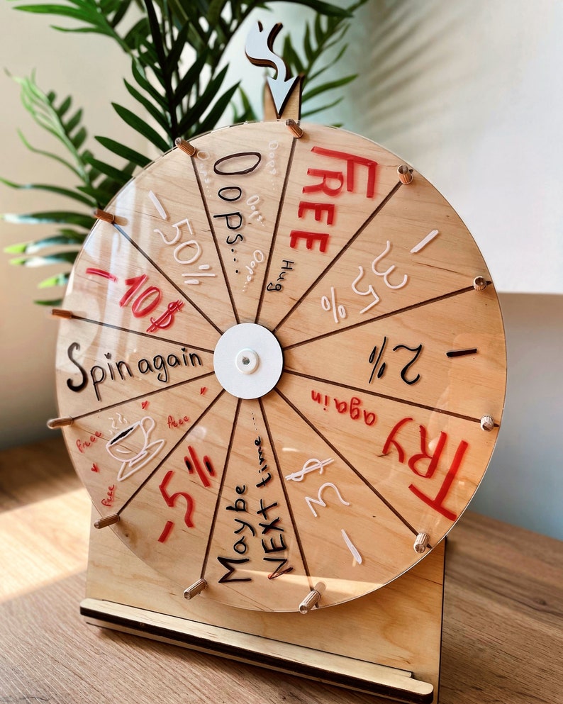 Personalized Board Games, Prize Wheel for Wedding & Party, Games for Family, Gifts for Couples, Wedding Reception Games image 2