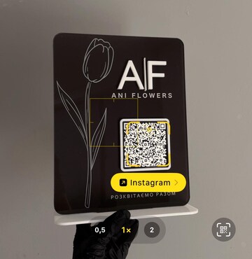 QR Code Social Media Sign, Scan to Pay Sign Business Acrylic, Custom Acrylic Sign, Wifi Password Sign, Lets Get Social Sign, 3D Acrylic Sign