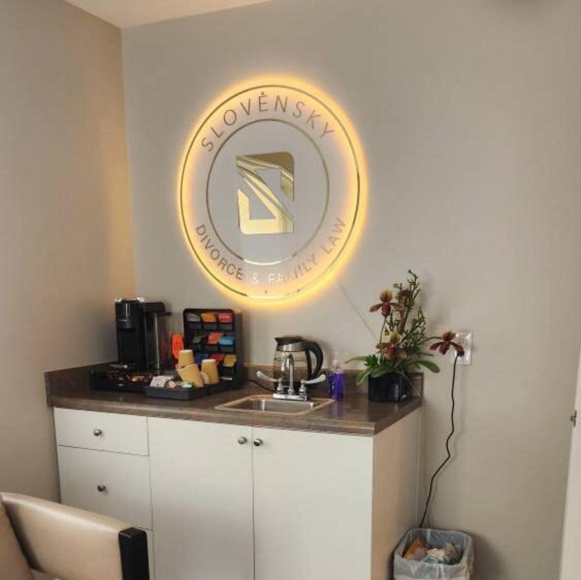 Custom Business Logo Sign, LED Logo Sign, Backlit Acrylic Sign, Office ...