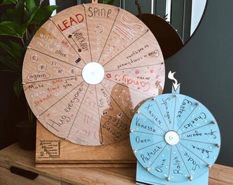 Spinning Wheel Game, Engagement Party Game, Family Game, Spin to Win Activity Customers, Wedding Game for Guests, Business Game