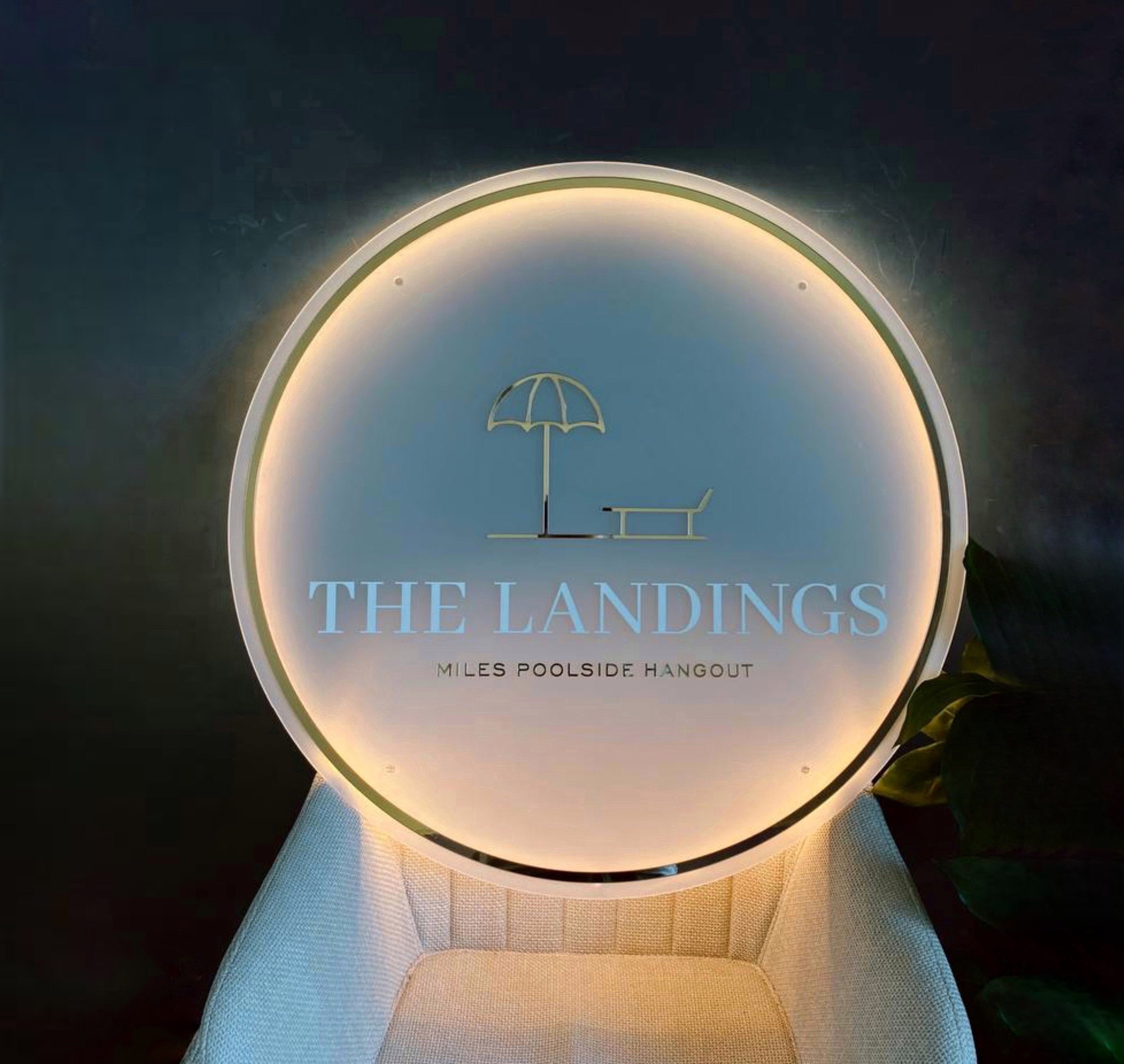 Business Schild Custom, Acryl Neon Logo Beschilderung, Logo-Schild für die Wand, SPA-Salon Logo-Schild, Firmenschild, Empfangswanddekor, Klinik