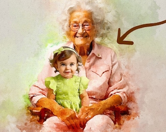 Combinación realista de diferentes fotos, Agregar un ser querido fallecido a la foto, Agregar a alguien a la foto, Retrato familiar a partir de fotos, Retrato conmemorativo