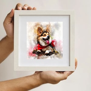 Custom Watercolor Pet Portrait, Portrait From Photo, Personalized Gift, Painting from Photo, Pet Memorial gift, Dog Portrait, Gift for Her