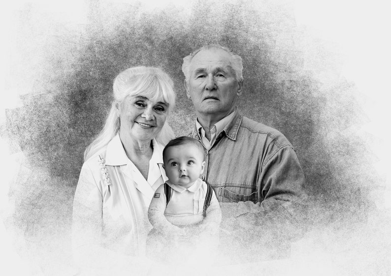 Lägg till en avliden älskad till foto, Anpassad familjegåva - Lägg till person till foto, Kombinera foton, Present till pappa mamma, Mors dag-present bild 5