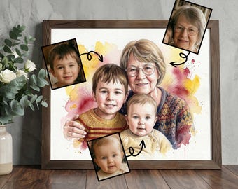 Add Deceased Loved One to Photo, Memorial Gift for Father, Add Person to Photo, Passed Away Person to Picture, Combine Merge Photos