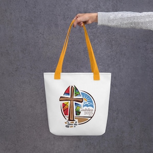 Jubilee 2025 Tote Bag Pilgrimage Gifts & Souvenirs - Limited Edition! - Jubilee 2025 Tote Bag - Catholic Souvenirs.