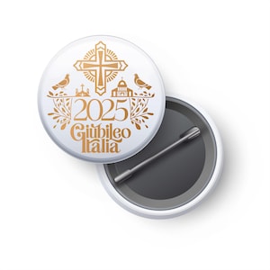 Jubilee 2025 Set of pin buttons, Jubilee 2025 Religious Souvenirs Unique Catholic Gifts – Get Yours Today!