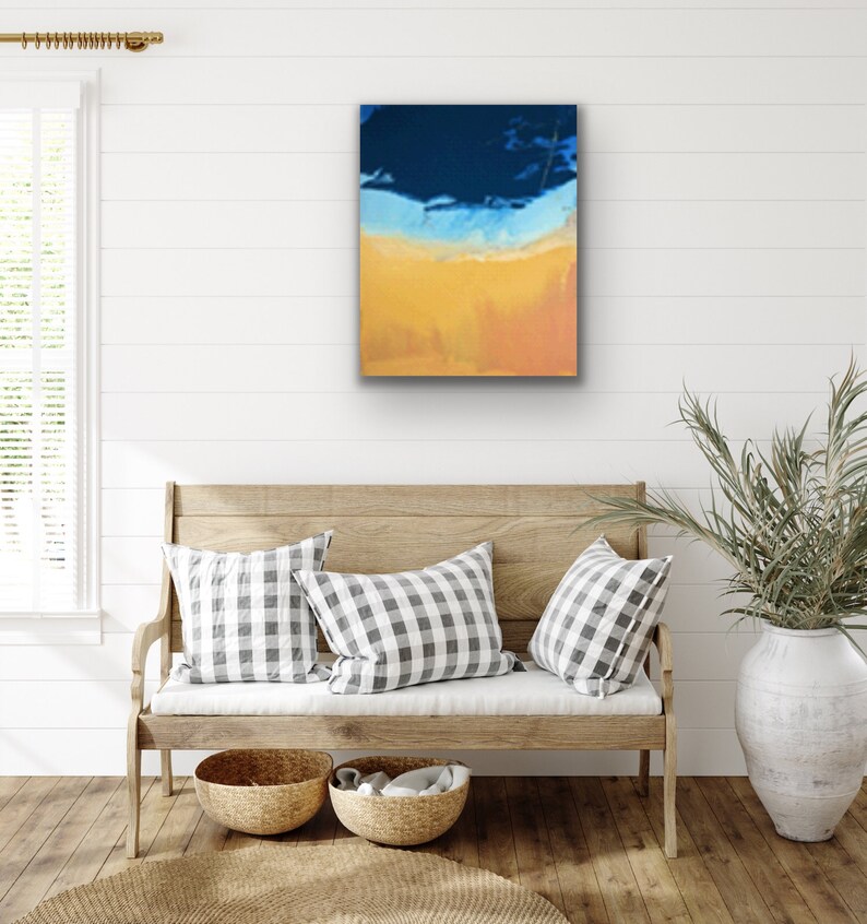 Oil Painting Entitled Mudflats & Saltmarsh Etsy UK