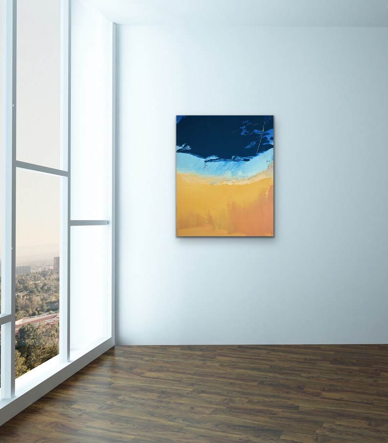 Oil Painting Entitled Mudflats & Saltmarsh Etsy UK