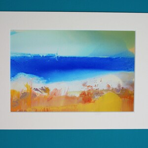 Giclée Print & Cream Mount, Seascape &#39;Wave&#39;, (unframed with cream carboard mount)