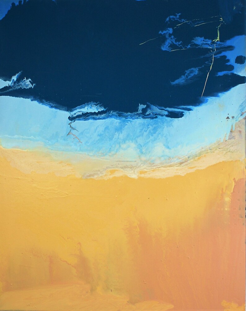 Oil Painting Entitled Mudflats & Saltmarsh Etsy UK