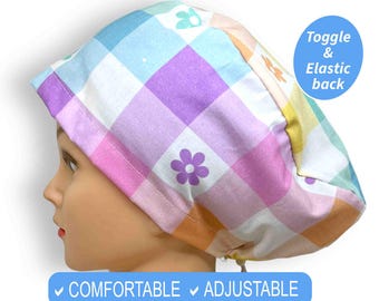 Floral Scrub Hats | anesthesia scrub cap,option Satin Lined Scrub Caps for women, Surgery Cap,euro scrub cap, surgical cap,nurse gift