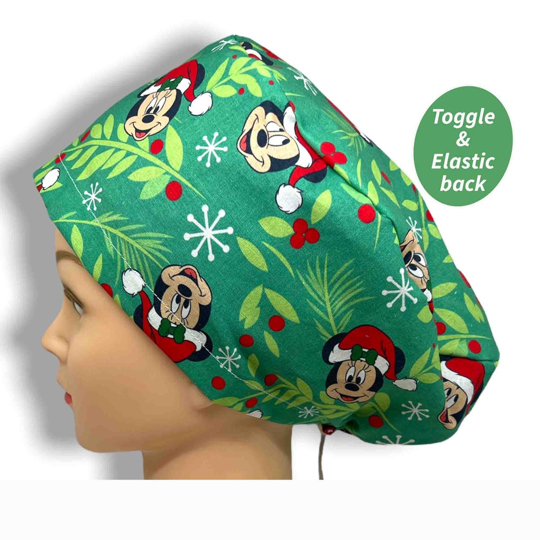 Christmas Scrub Cap Scrub Hats Satin Lined Scrub Caps for Etsy Australia