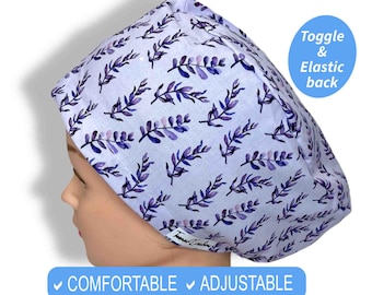Satin lined Scrub Caps for women| Floral Scrub Hats, surgical cap,medical student gift, Nurse Gift, anesthesia scrub cap, euro scrub cap