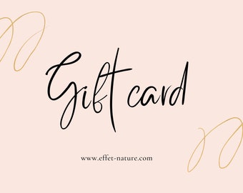 Carte Cadeaux à offrir