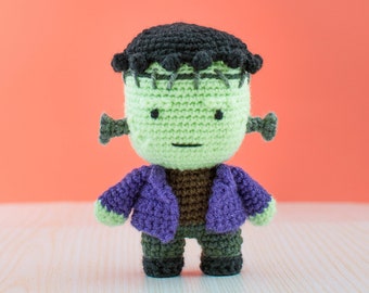 Frankenstein Amigurumi Crochet Pattern: Halloween Monster Toy (PDF)