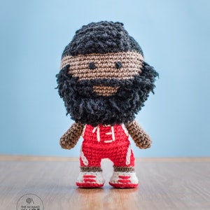 Basketball Player Amigurumi Crochet Pattern (PDF Download)