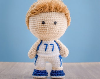 Basketball Spieler Amigurumi Häkelanleitung (PDF Download)