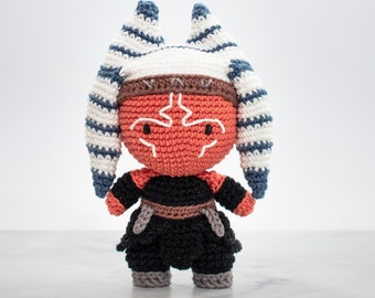 Ahsoka Tano kid crochet pattern | Star Wars amigurumi toy | Crochet doll PDF | Geeky toys | Geek gift