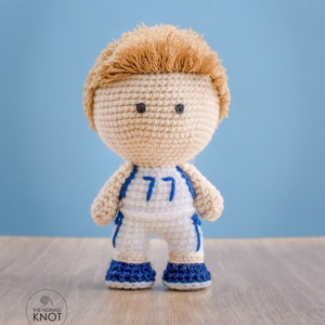 Basketball Player Amigurumi Crochet Pattern (PDF Download)