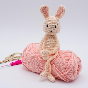 Posable Crochet Bunny pattern | Bunny amigurumi ornament | Crochet PDF | Easter toys | Easter amigurumi gift
