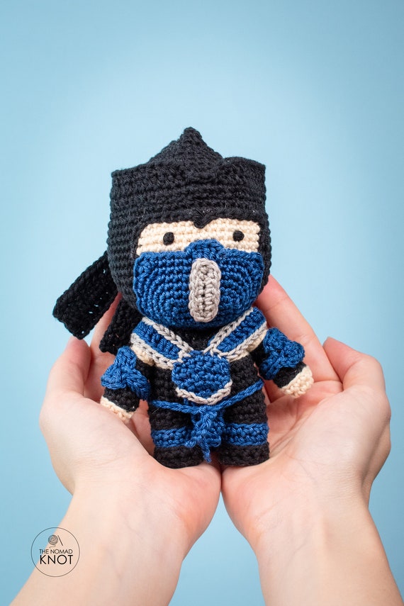Kid Subzero Crochet Pattern Mortal Kombat Amigurumi Toy - Etsy