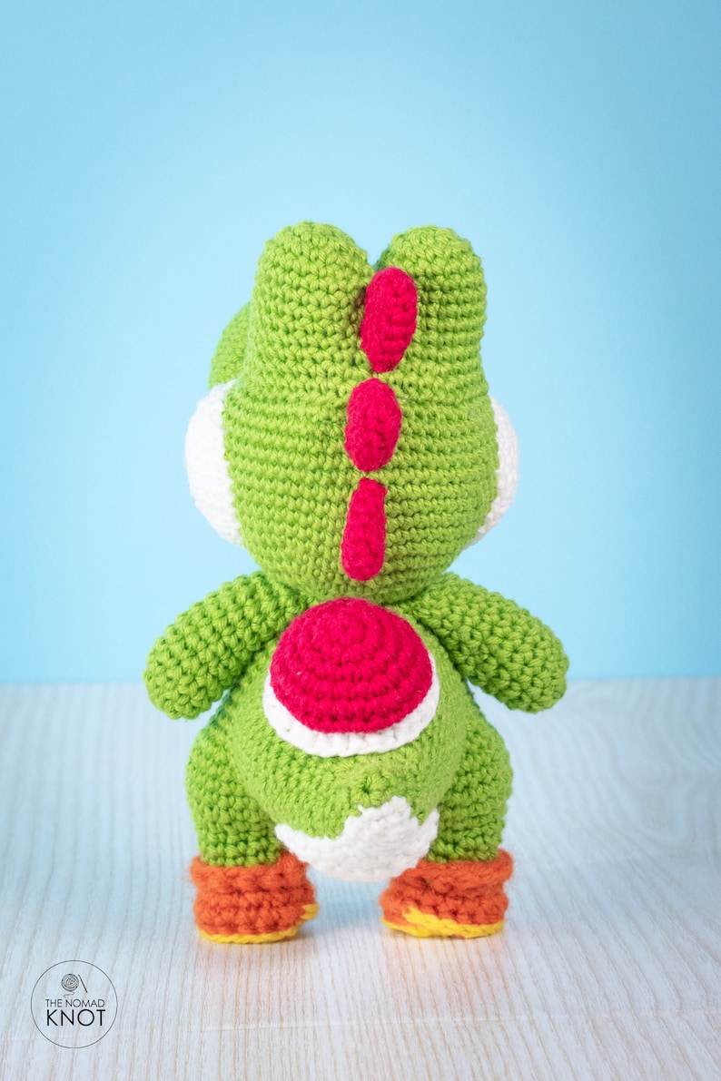 Yoshi Häkelanleitung Amigurumi PDF-Download Geek-Häkelspielzeug Bild 4