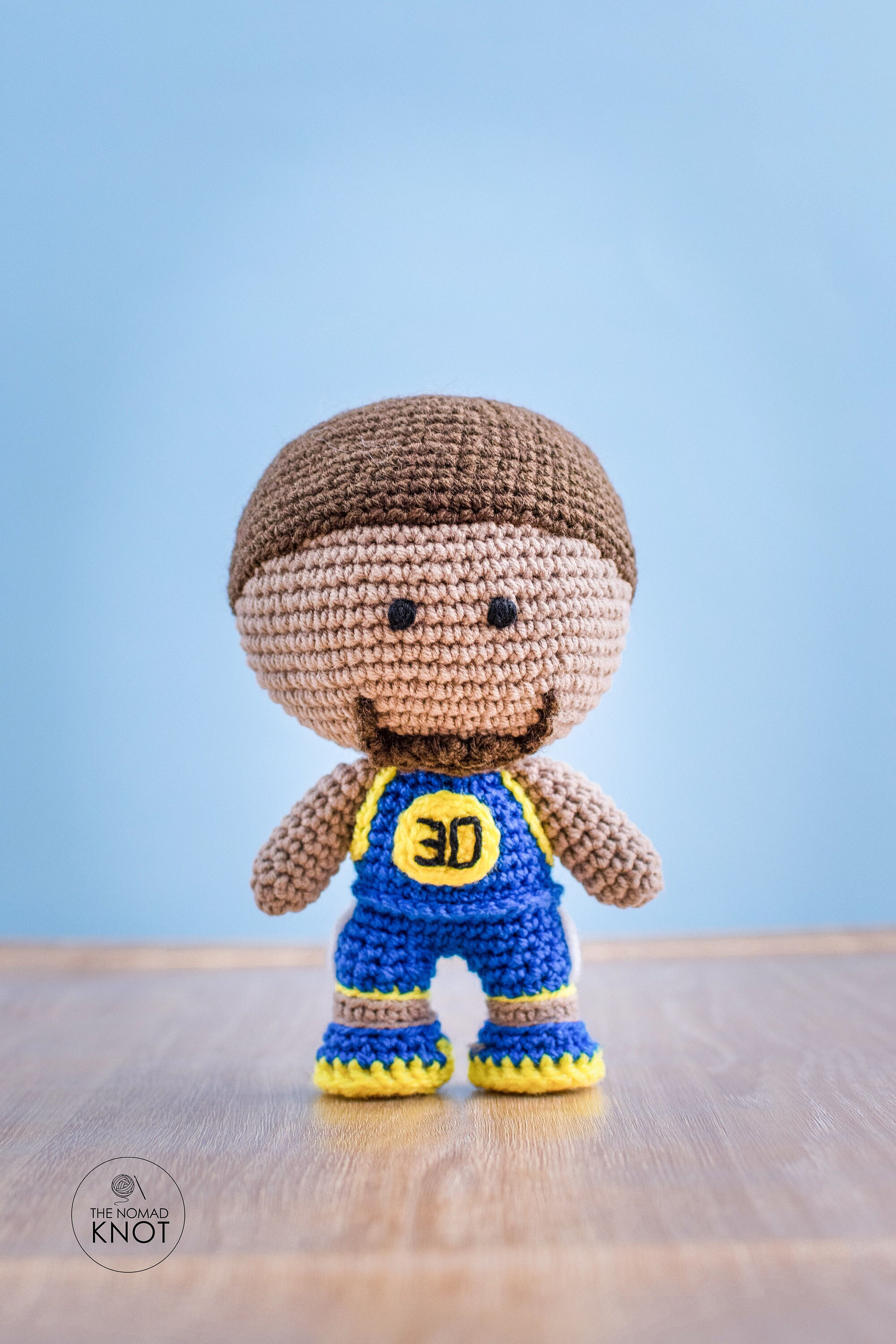 34 Basketball Crochet Patterns for Fans, Gifts, and Game-Day Decor 19 Basketball Player Amigurumi Crochet