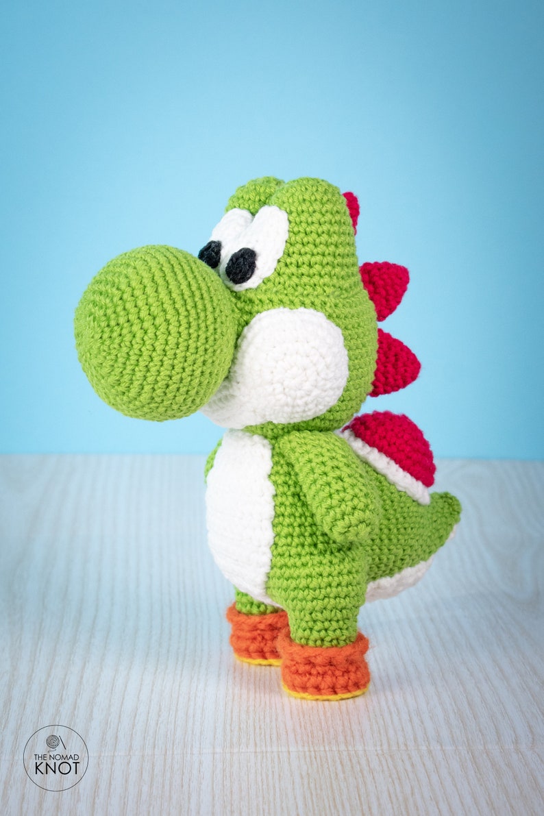 Yoshi Crochet Pattern Amigurumi PDF download geek crochet toy image 3