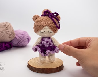 Ballerina Amigurumi Crochet Doll Pattern (PDF)