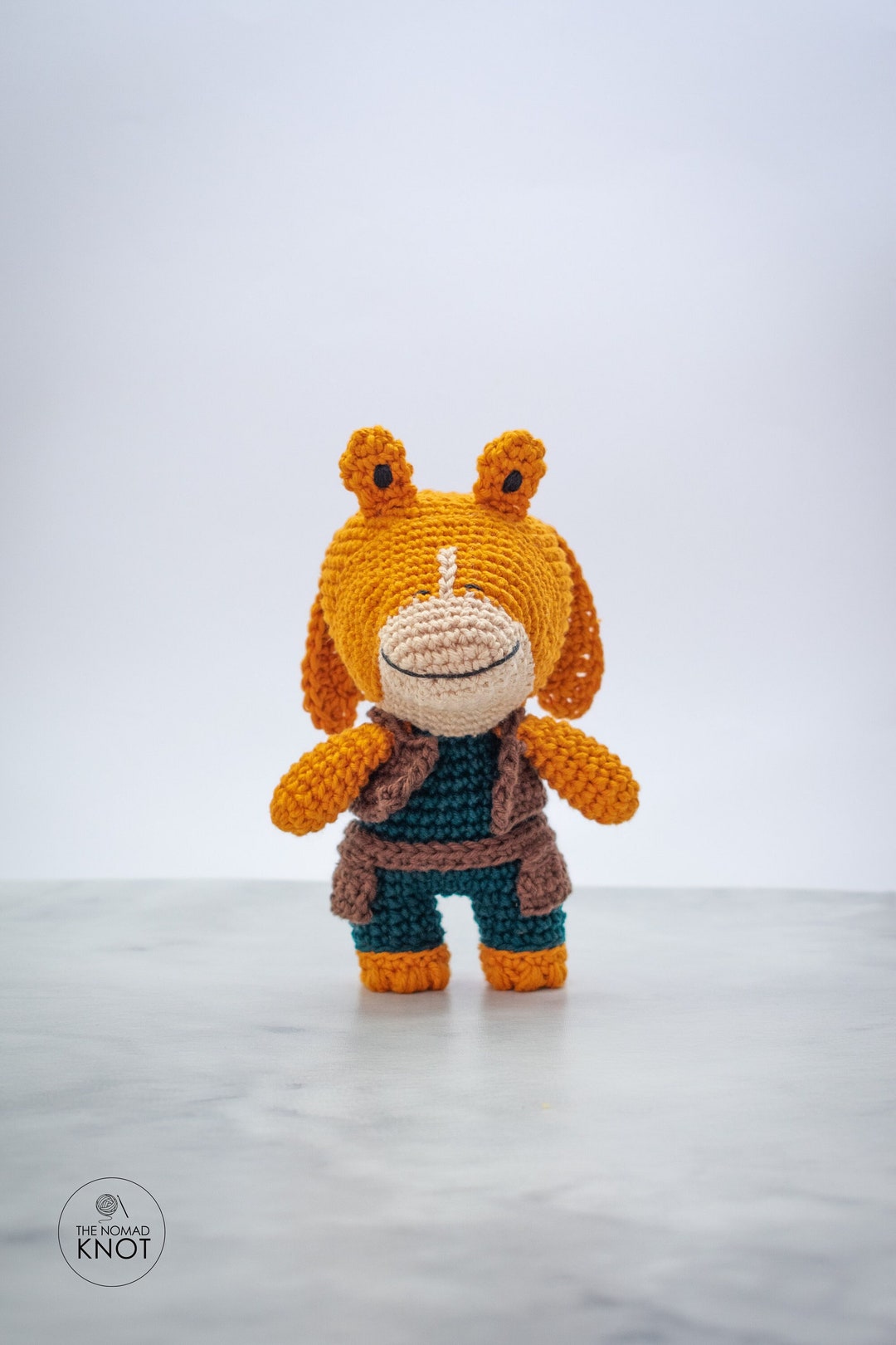 Jar Jar Binks Kid Crochet Pattern Star Wars Amigurumi Toy Crochet Doll