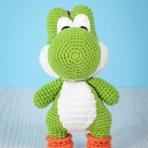 Yoshi Crochet Pattern Amigurumi PDF download geek crochet toy image 2