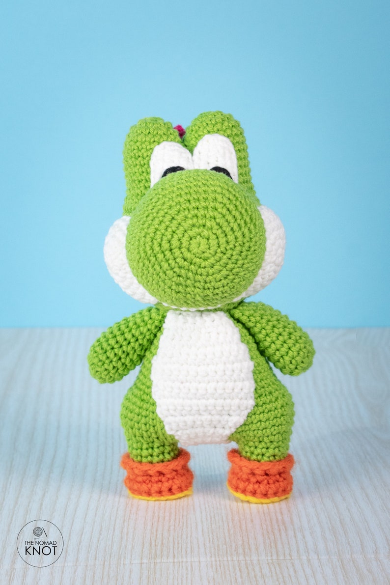 Yoshi Crochet Pattern Amigurumi PDF download geek crochet toy image 2