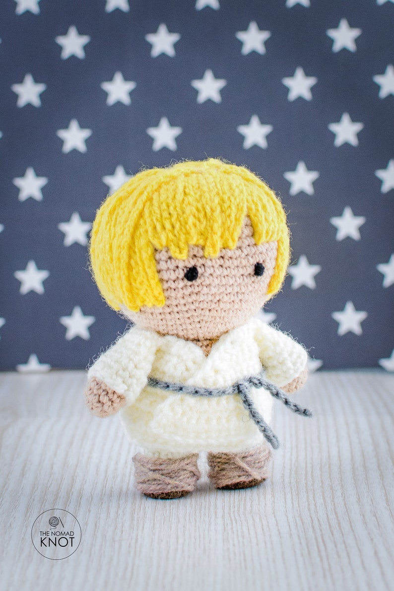 Kid Luke Skywalker crochet pattern Star Wars amigurumi toy image 4