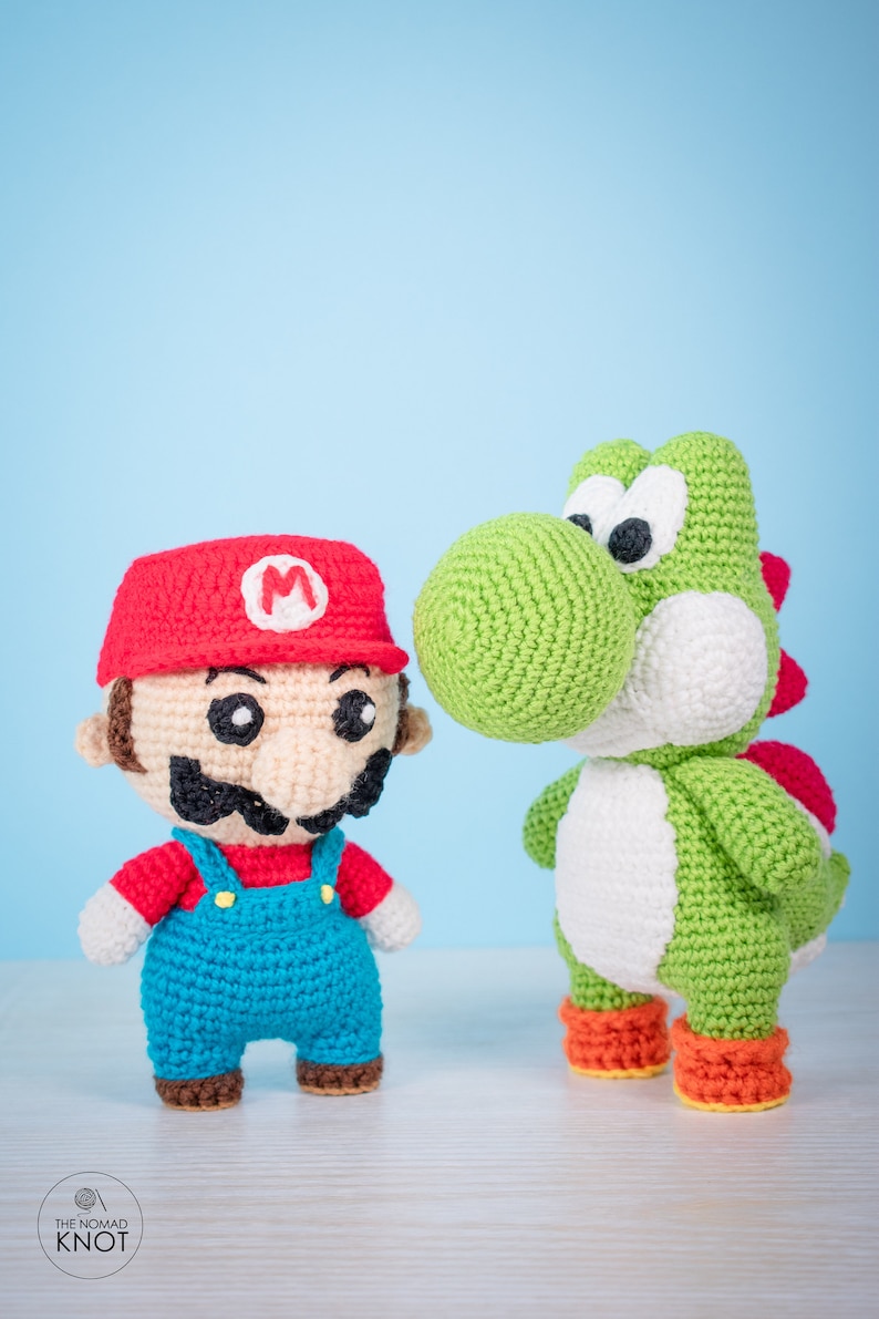 Yoshi Crochet Pattern Amigurumi PDF download geek crochet toy image 9