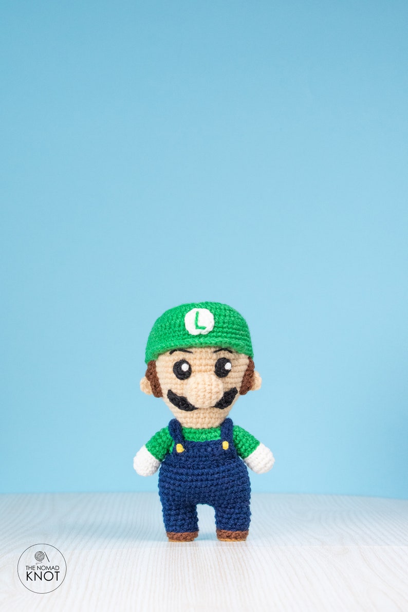 Luigi Crochet Pattern Amigurumi PDF download geek crochet toy image 1